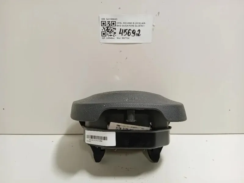 Air-bag Guidatore 34116560D Opel Movano B 2010