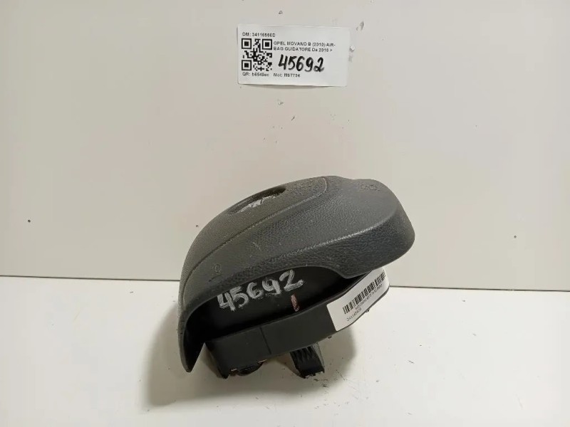 Air-bag Guidatore 34116560D Opel Movano B 2010