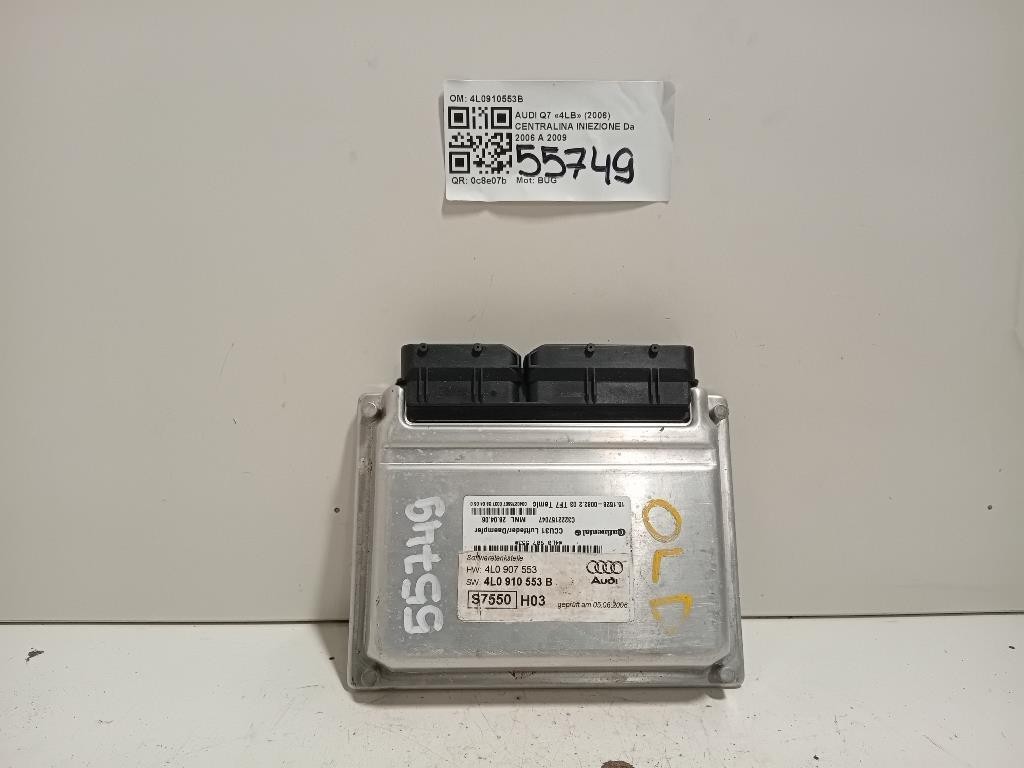 Centralina Iniezione 4L0910553B Audi Q7 4LB 2006