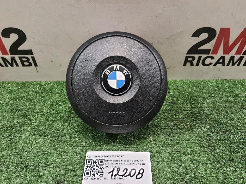 Air-bag Guidatore 33678045603X M SPORT Bmw Serie 5 E60 Berlina 2004