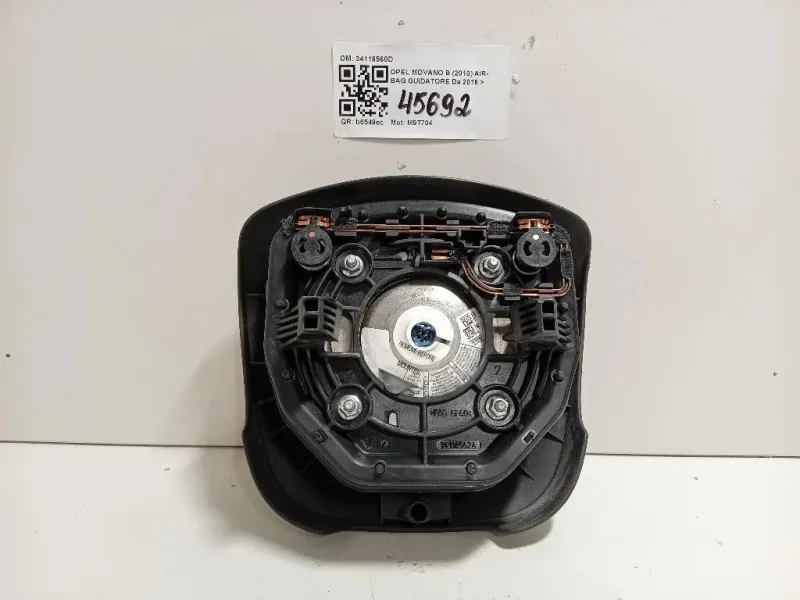 Air-bag Guidatore 34116560D Opel Movano B 2010