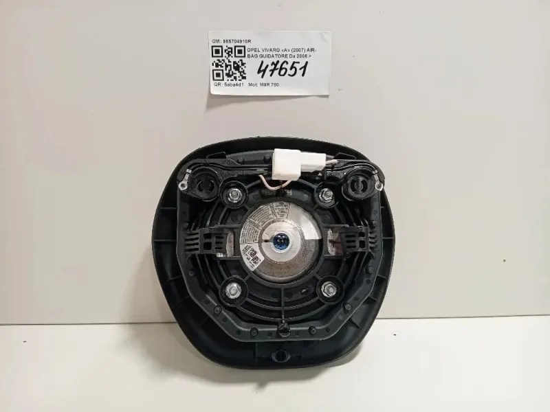 Air-bag Guidatore 985704910R Opel Vivaro A 2007