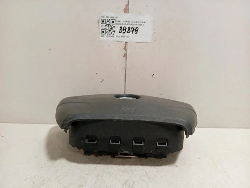 Air-bag Guidatore 8200968359 Opel Vivaro A 2007