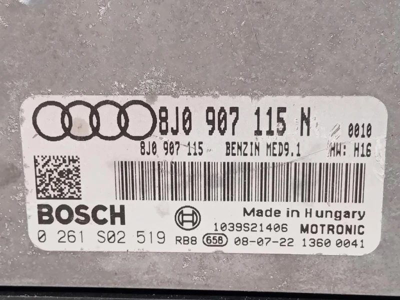 Centralina Iniezione 8J0907115 Audi TT 8J3 2007