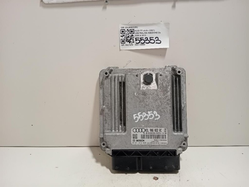 Centralina Iniezione 03L906022RC Audi TT 8J3 2007