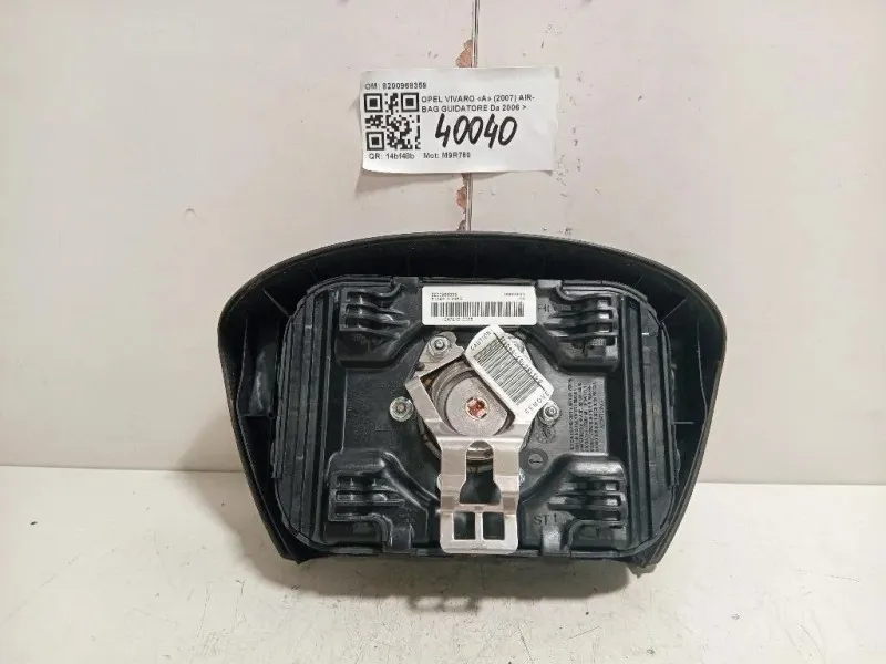 Air-bag Guidatore 8200968359 Opel Vivaro A 2007
