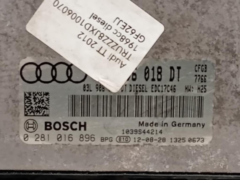 Centralina Iniezione 03L 906 018 DT ECU Audi TT 8J3 2010