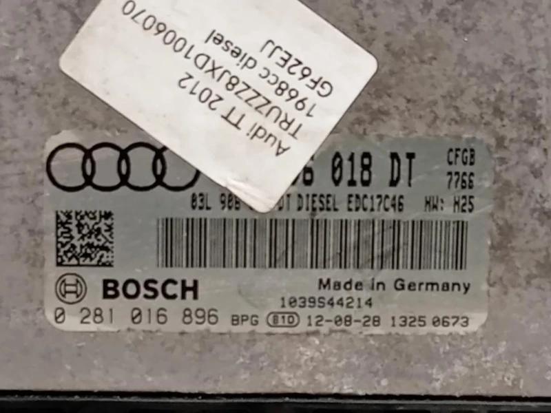 Centralina Iniezione 03L 906 018 DT ECU Audi TT 8J3 2010