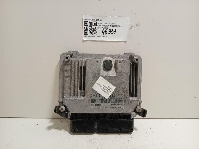 Centralina Iniezione 03L 906 018 DT ECU Audi TT 8J3 2010
