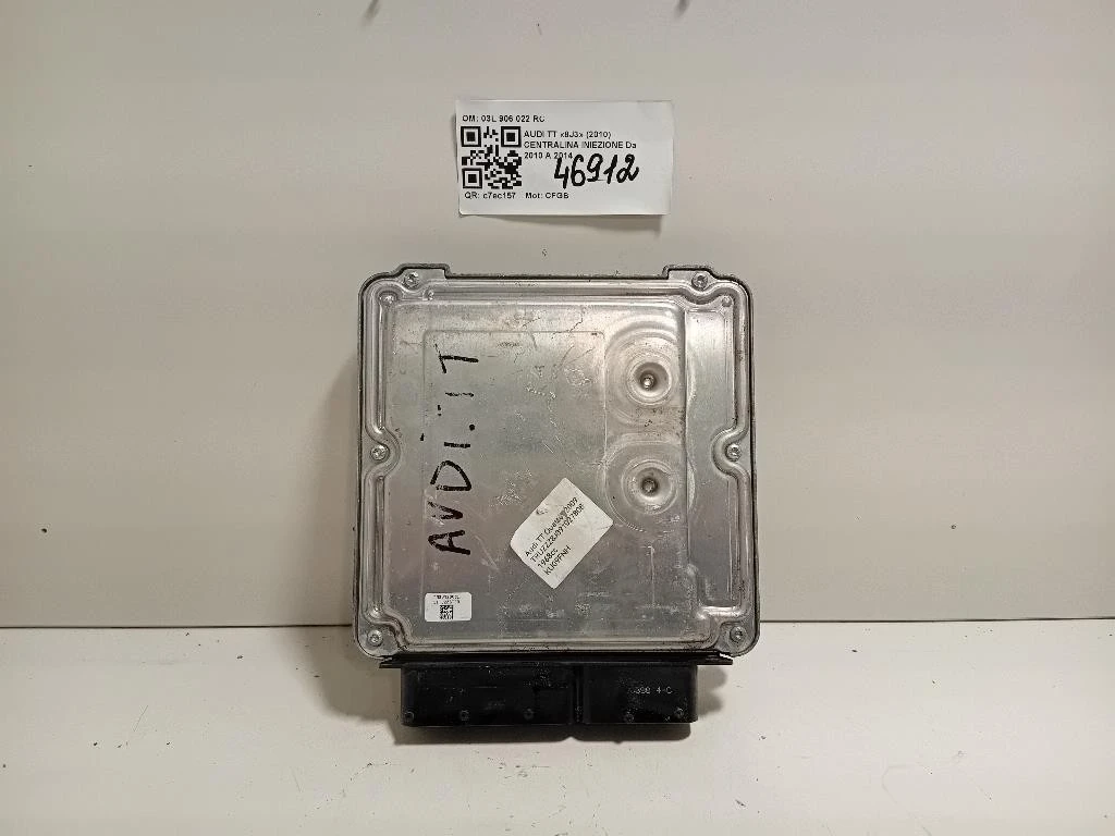Centralina Iniezione 03L 906 022 RC Audi TT 8J3 2010