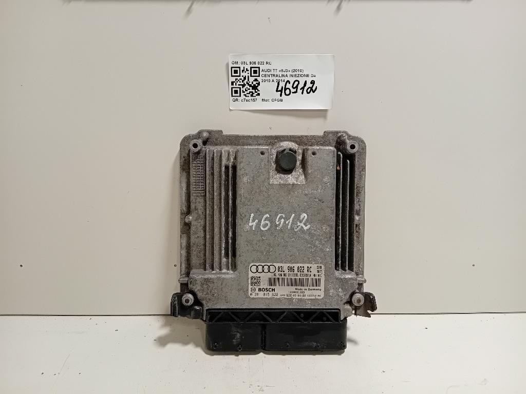 Centralina Iniezione 03L 906 022 RC Audi TT 8J3 2010
