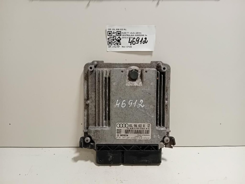 Centralina Iniezione 03L 906 022 RC Audi TT 8J3 2010