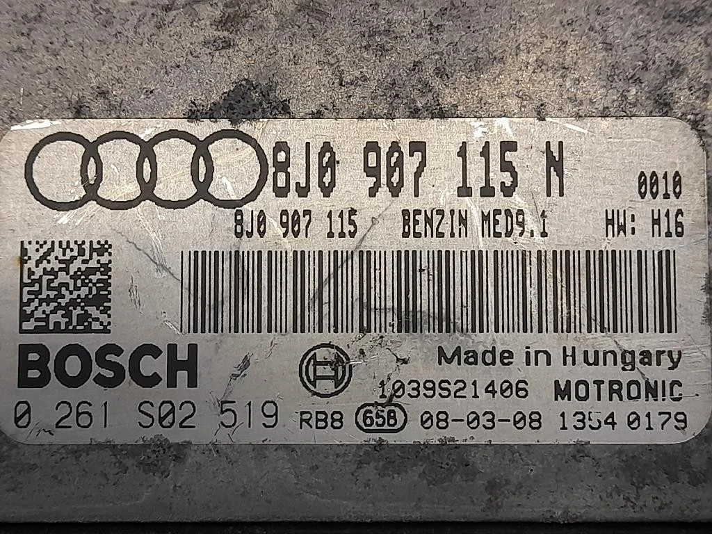 Centralina Iniezione 8J0907115N Audi TT 8J3 2010