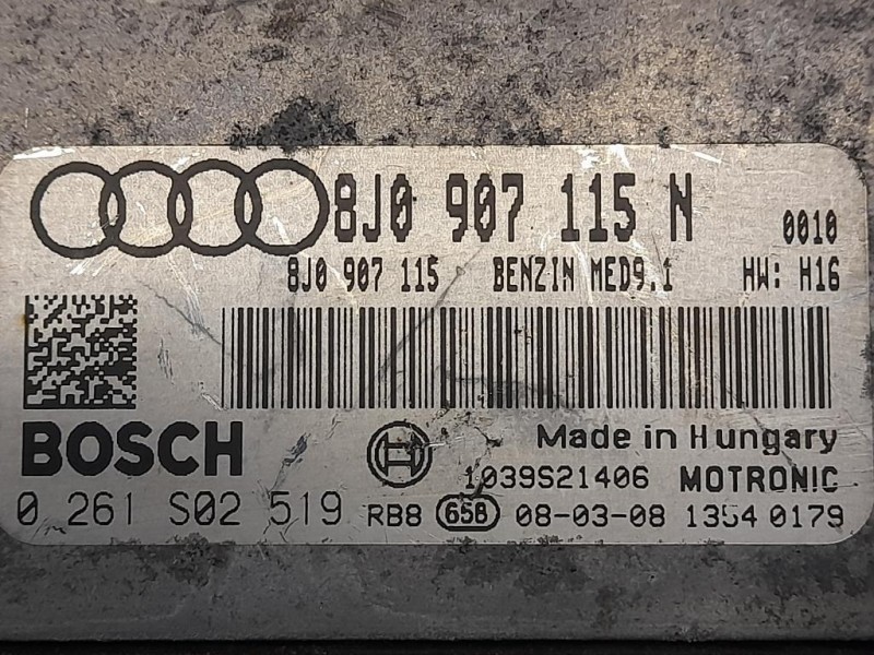 Centralina Iniezione 8J0907115N Audi TT 8J3 2010