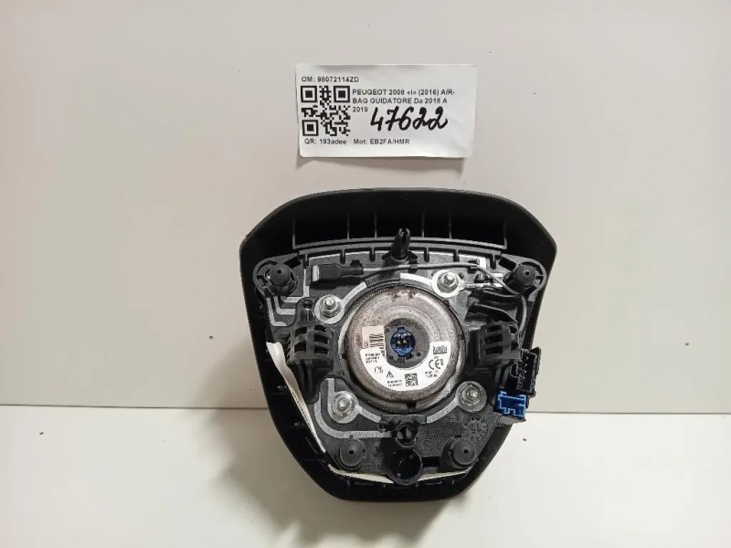 Air-bag Guidatore 98072114ZD Peugeot 2008 I 2016