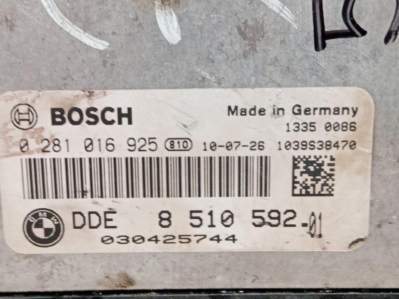 Centralina Iniezione 8510592-01 Bmw Serie 1 E81 Berlina 2005