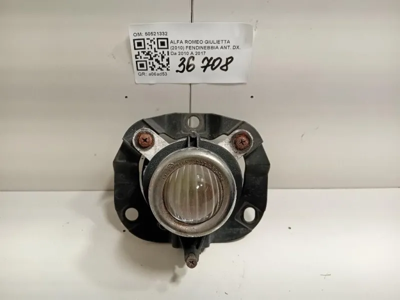 Fendinebbia ANT DX 50521332 Alfa Romeo Giulietta 2010