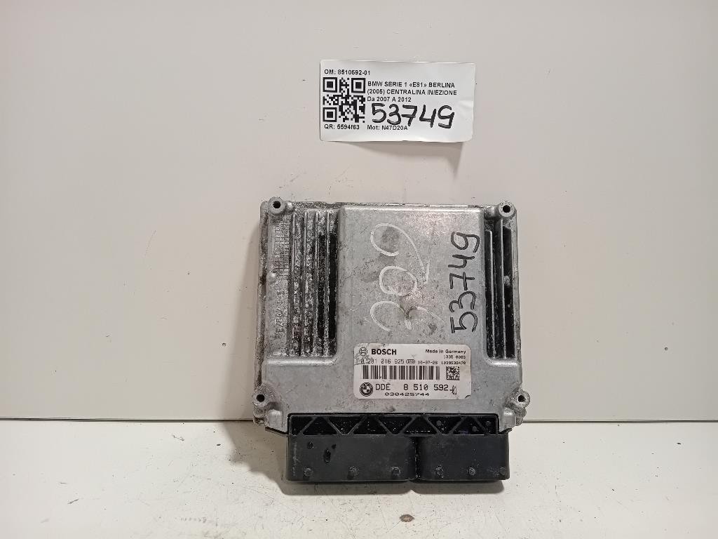 Centralina Iniezione 8510592-01 Bmw Serie 1 E81 Berlina 2005