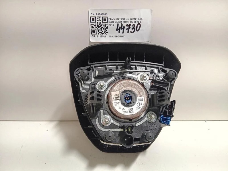 Air-bag Guidatore 01048913 Peugeot 208 I 2012