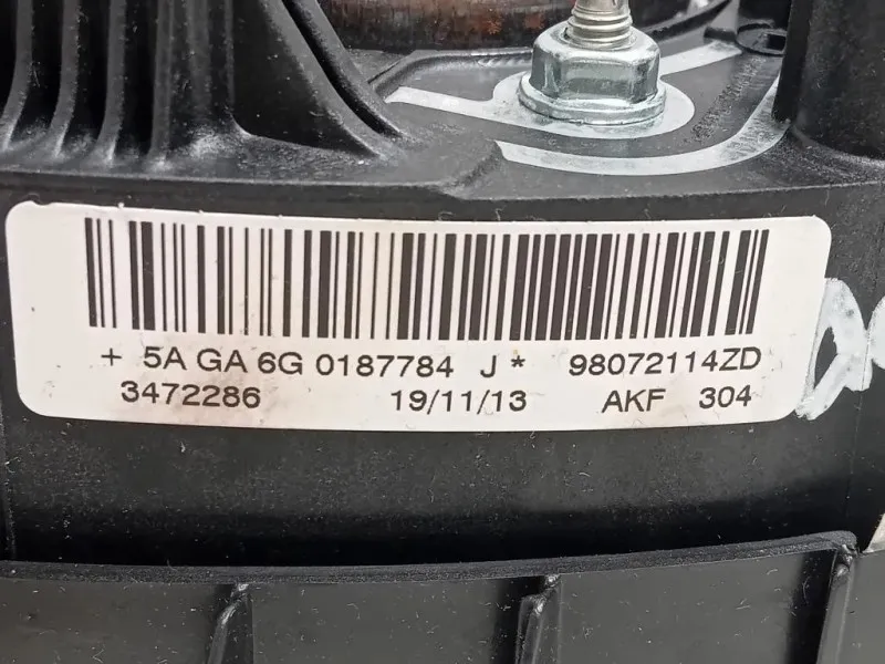 Air-bag Guidatore 01048913 Peugeot 208 I 2012