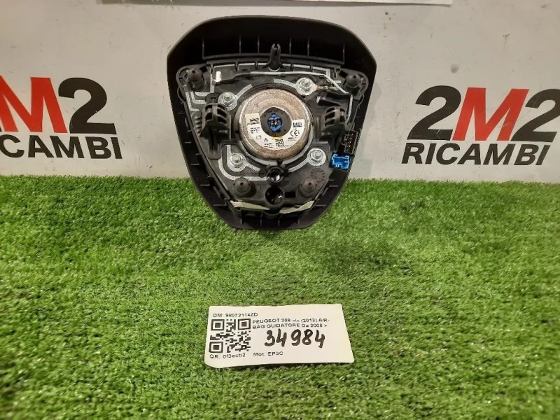 Air-bag Guidatore 98072114ZD Peugeot 208 I 2012