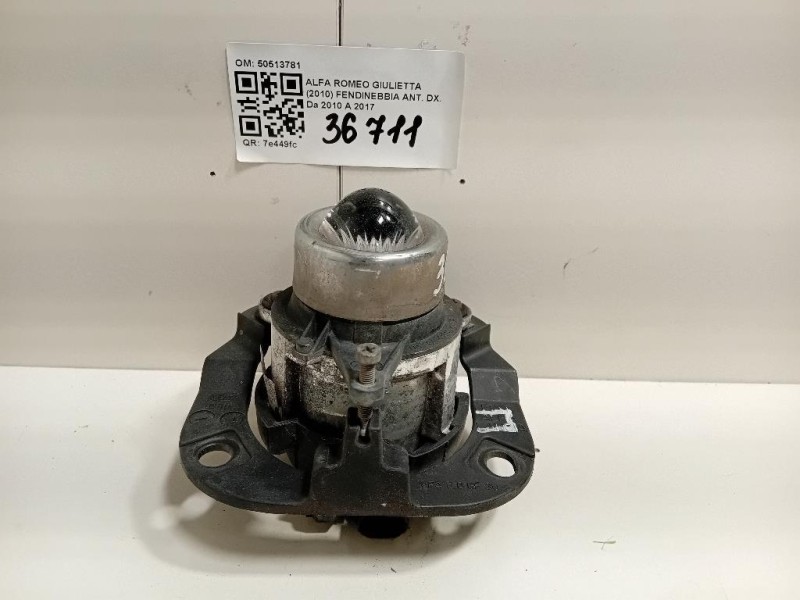 Fendinebbia ANT DX 50513781 Alfa Romeo Giulietta 2010