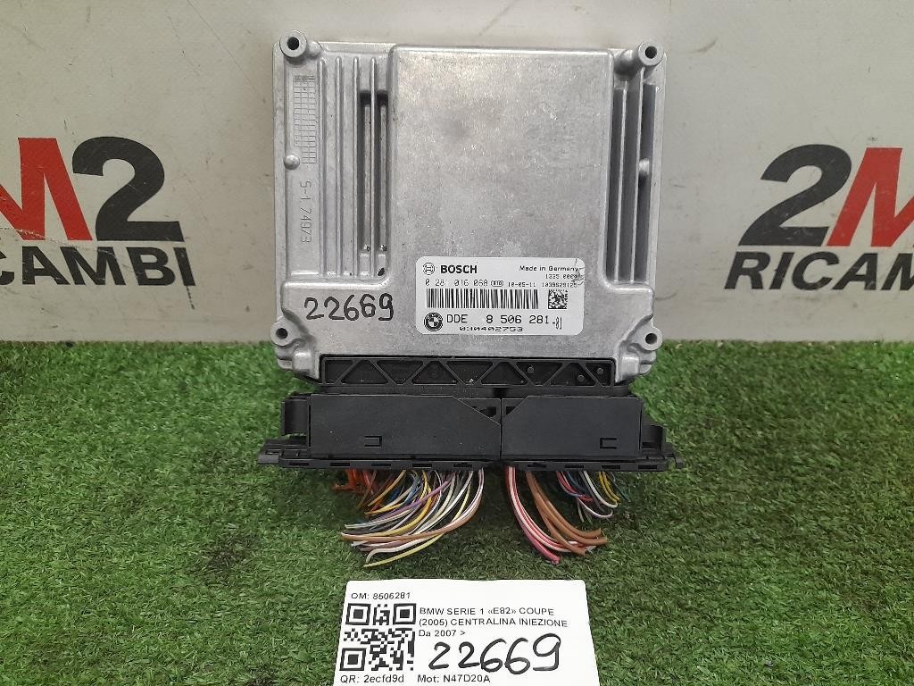 Centralina Iniezione 8506281 Bmw Serie 1 E82 Coupe 2005