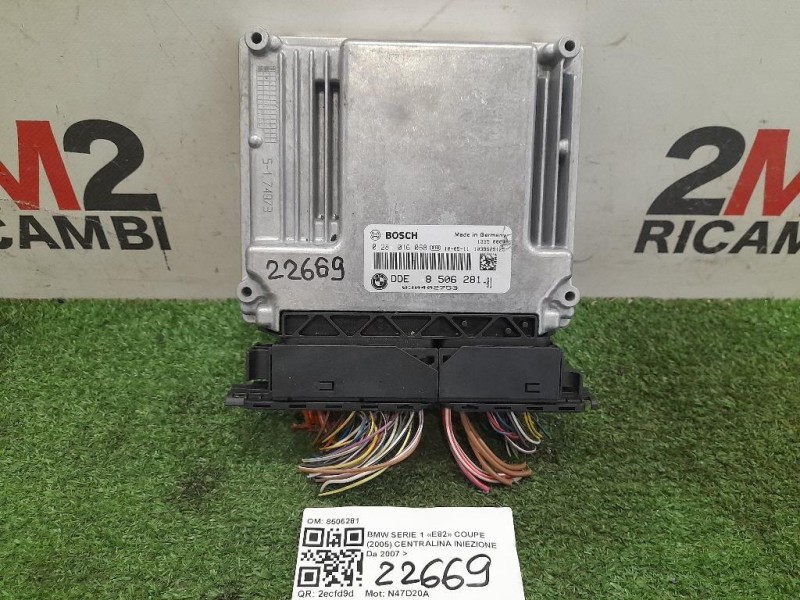 Centralina Iniezione 8506281 Bmw Serie 1 E82 Coupe 2005