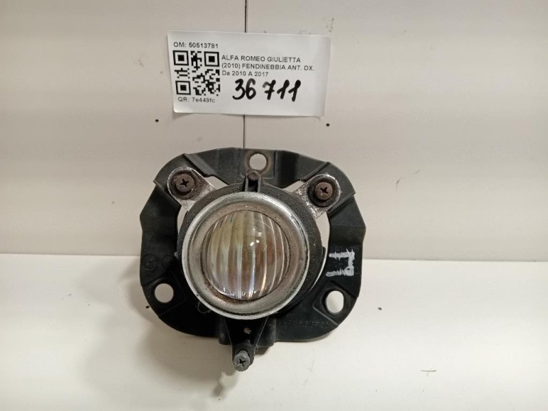 Fendinebbia ANT DX 50513781 Alfa Romeo Giulietta 2010