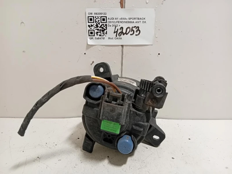 Fendinebbia ANT DX 89205122 Audi A1 8XA Sportback 2012
