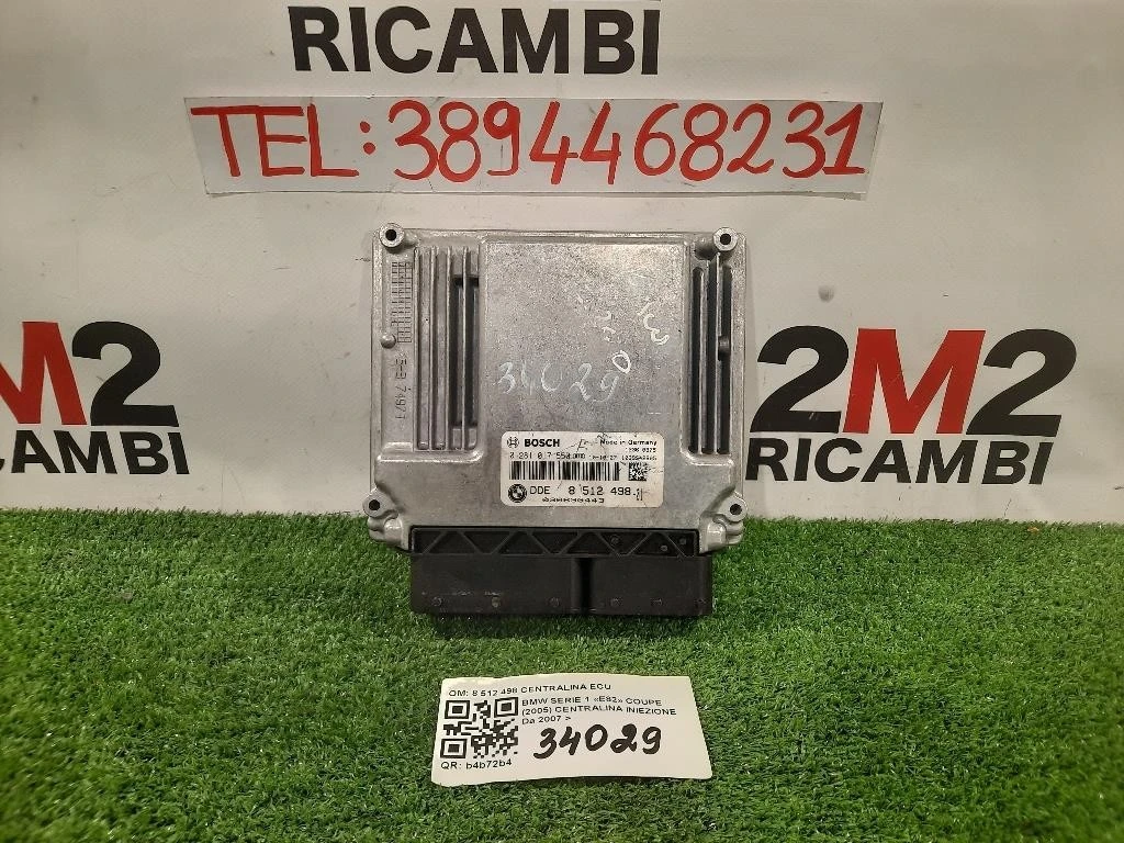 Centralina Iniezione 8 512 498 CENTRALINA ECU Bmw Serie 1 E82 Coupe 2005