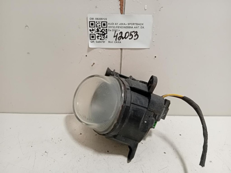 Fendinebbia ANT DX 89205122 Audi A1 8XA Sportback 2012