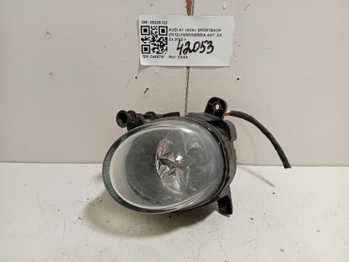 Fendinebbia ANT DX 89205122 Audi A1 8XA Sportback 2012