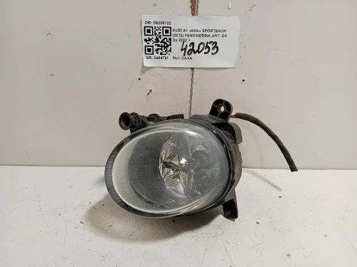 Fendinebbia ANT DX 89205122 Audi A1 8XA Sportback 2012