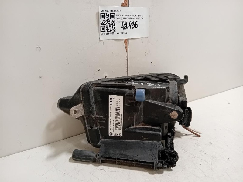 Fendinebbia ANT DX 1NE 010 832-10 Audi A3 8VA Sportback 2012