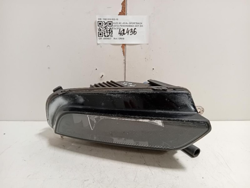 Fendinebbia ANT DX 1NE 010 832-10 Audi A3 8VA Sportback 2012