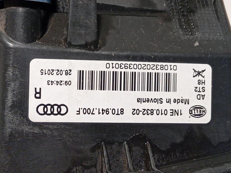 Fendinebbia ANT DX 8T0 941 700F Audi A5 8T3 2008