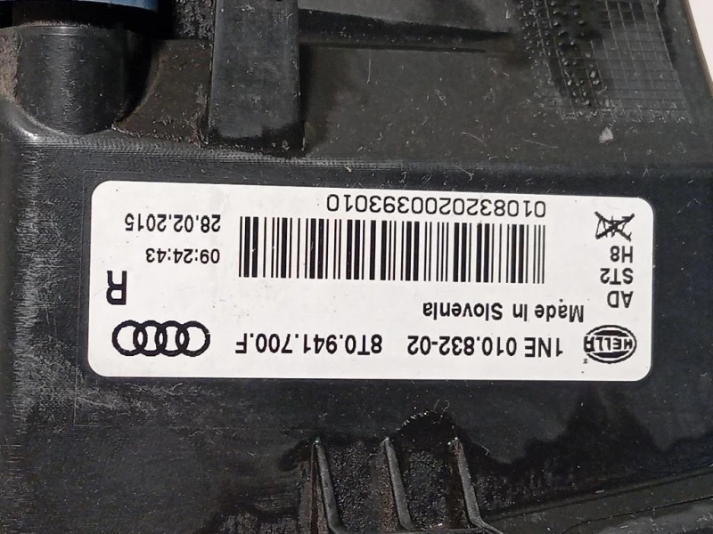 Fendinebbia ANT DX 8T0 941 700F Audi A5 8T3 2008