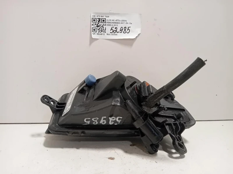 Fendinebbia ANT DX 8T0 941 700F Audi A5 8T3 2008