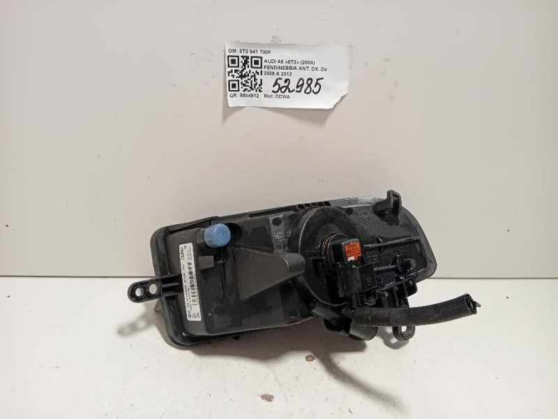 Fendinebbia ANT DX 8T0 941 700F Audi A5 8T3 2008