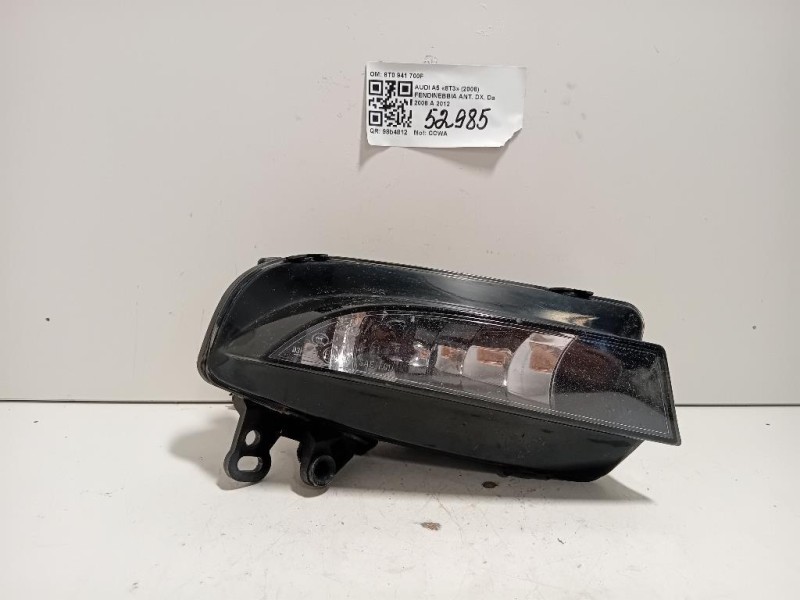 Fendinebbia ANT DX 8T0 941 700F Audi A5 8T3 2008