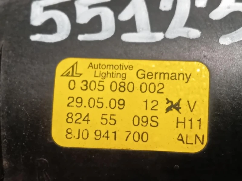 Fendinebbia ANT DX 8J0941700 Audi TT 8J3 2007