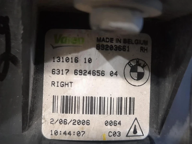 Fendinebbia ANT DX 89203661 Bmw Serie 1 E81 Berlina 2005