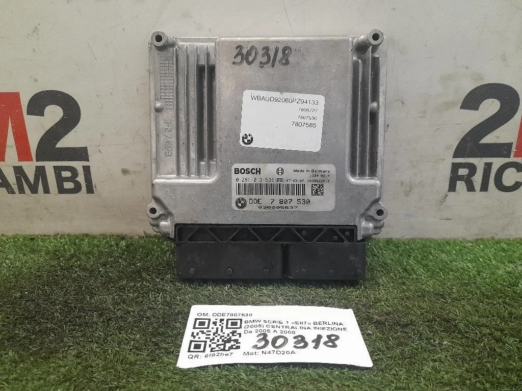 Centralina Iniezione DDE7807530 Bmw Serie 1 E87 Berlina 2005