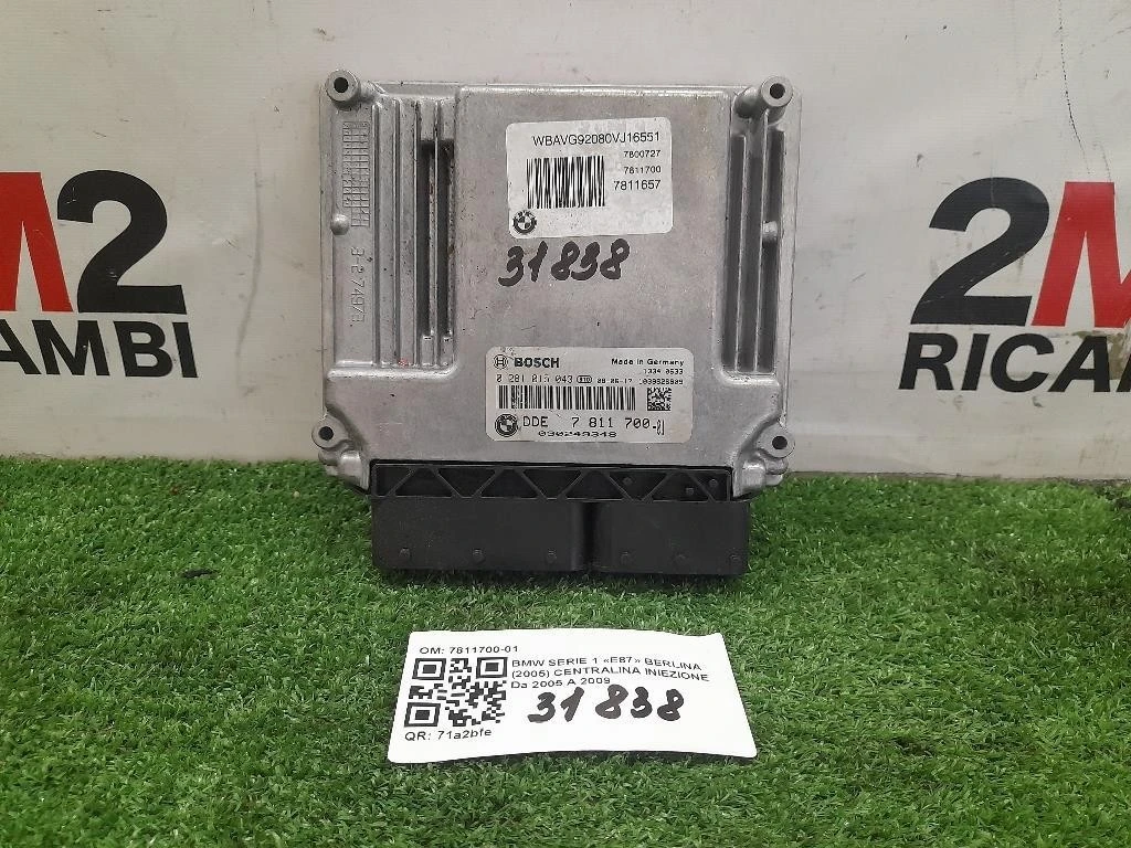 Centralina Iniezione 7811700-01 Bmw Serie 1 E87 Berlina 2005