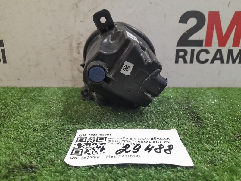 Fendinebbia ANT DX 7560400001 Bmw Serie 1 F21 Berlina 2012