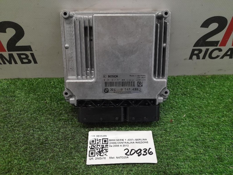 Centralina Iniezione 8512499 Bmw Serie 1 E87 Berlina 2005