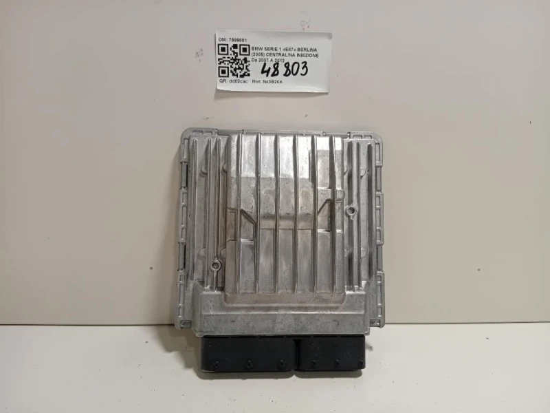 Centralina Iniezione 7599881 Bmw Serie 1 E87 Berlina 2005