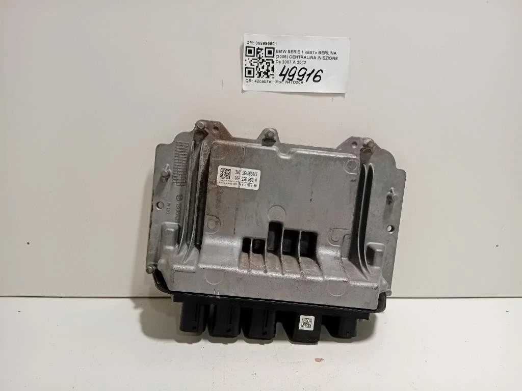 Centralina Iniezione 869995501 Bmw Serie 1 E87 Berlina 2005