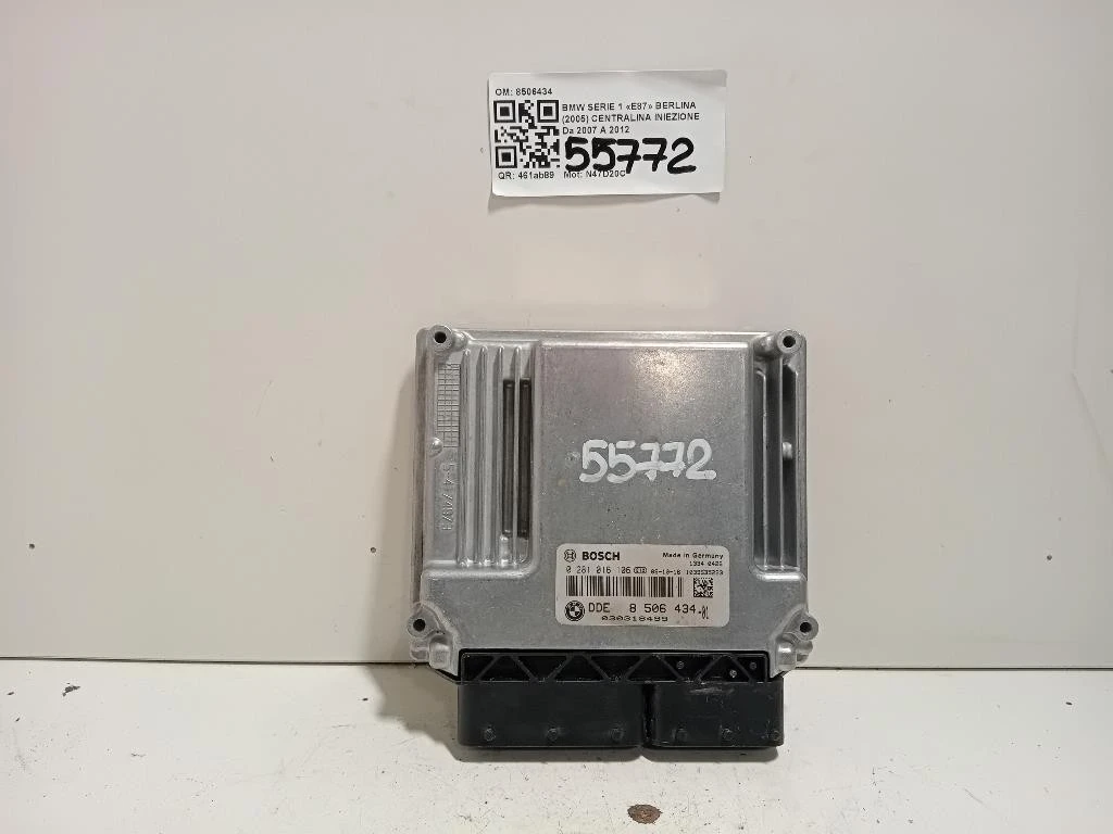 Centralina Iniezione 8506434 Bmw Serie 1 E87 Berlina 2005